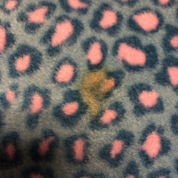 Women’s Blue long Sleeve Sleepshirt with Hood (Damaged) - Picture 3 of 4